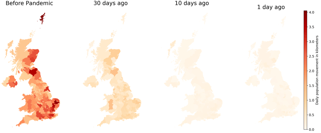 Tracking travle in the UK