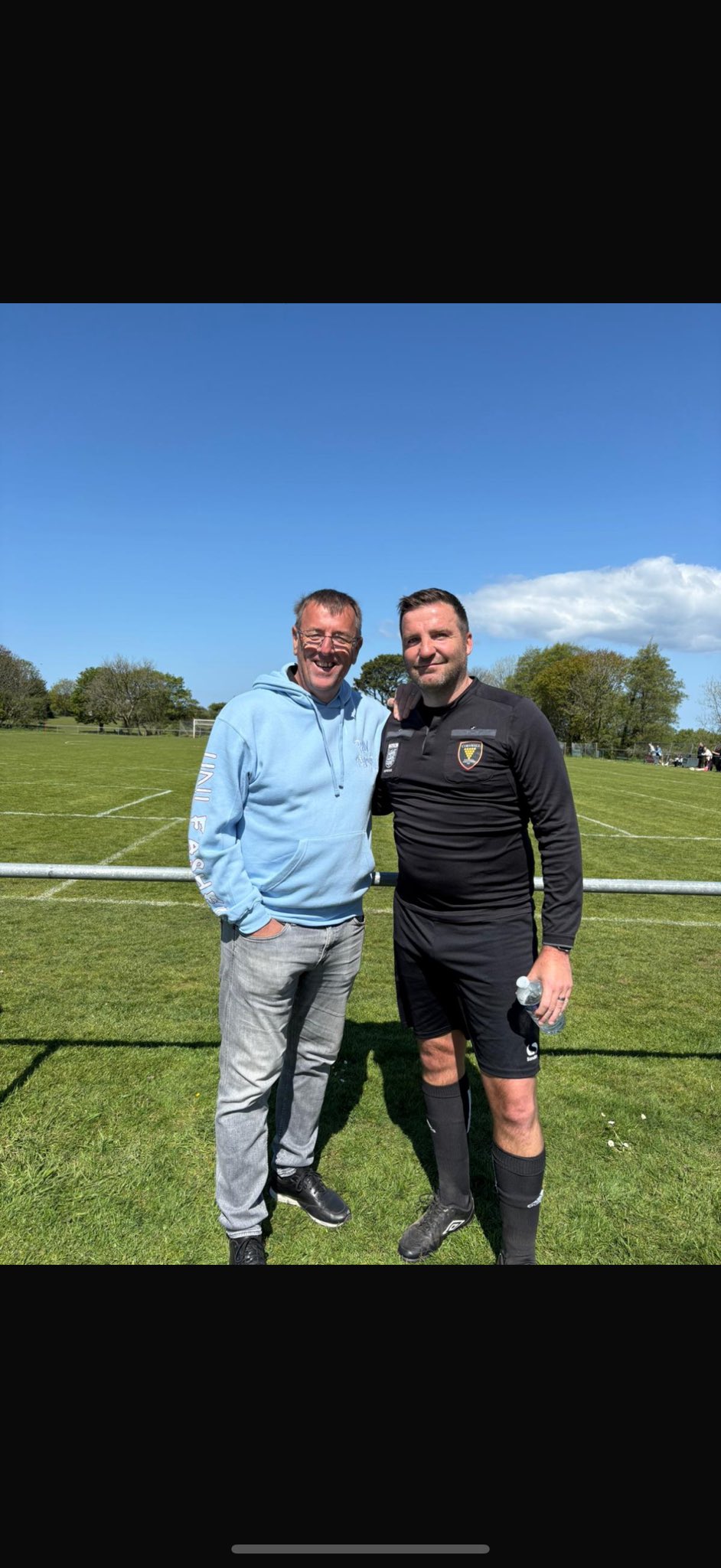 Dr Cartland with Matt Le Tissier