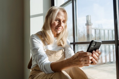 lady planning retirement