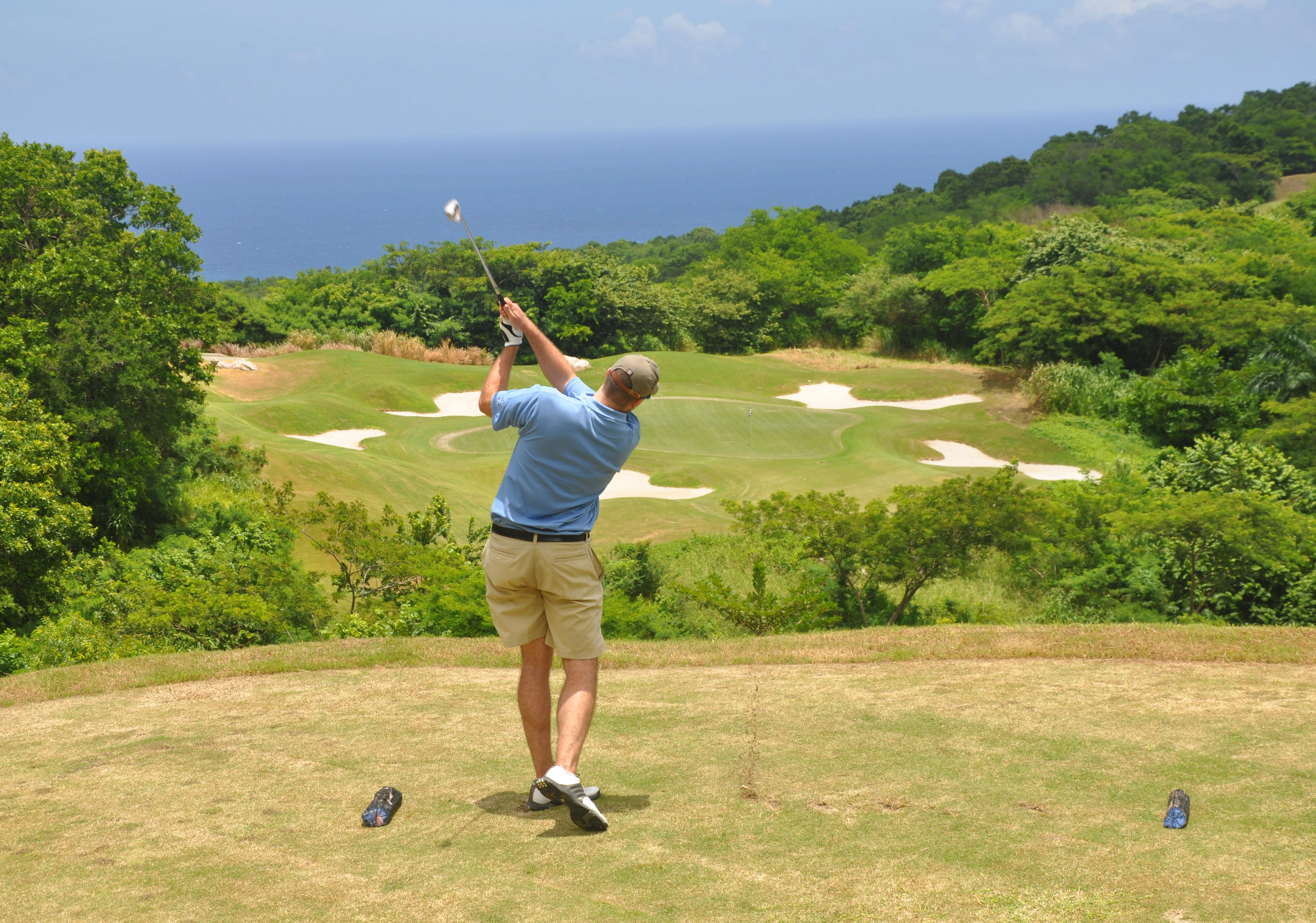 Perfect golf swing following surgery