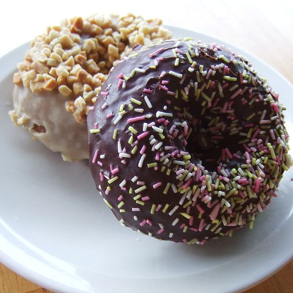 doughnuts on a plate