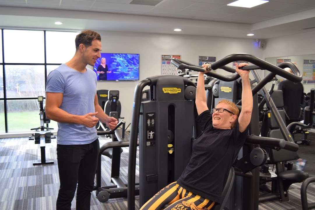Training elderly to weight train