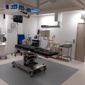 Finding an empty NHS theatre