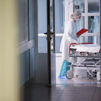 a hospital scene
