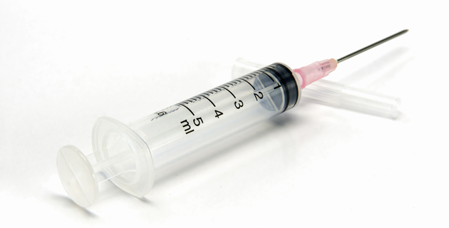 syringe for Morton's Neuroma
